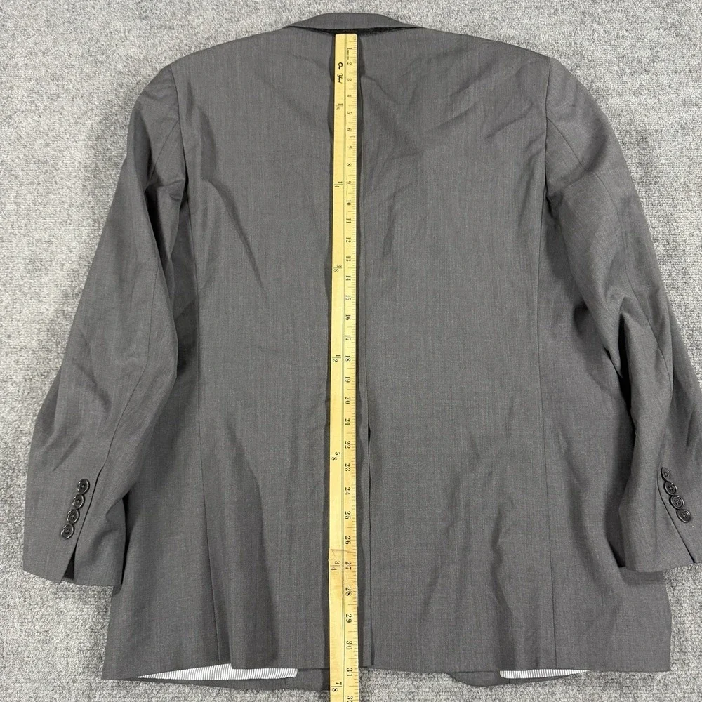 Brooks Brothers Blazer Men 45R Gray Explorer Madison Fit Wool Stretch Sport Coat